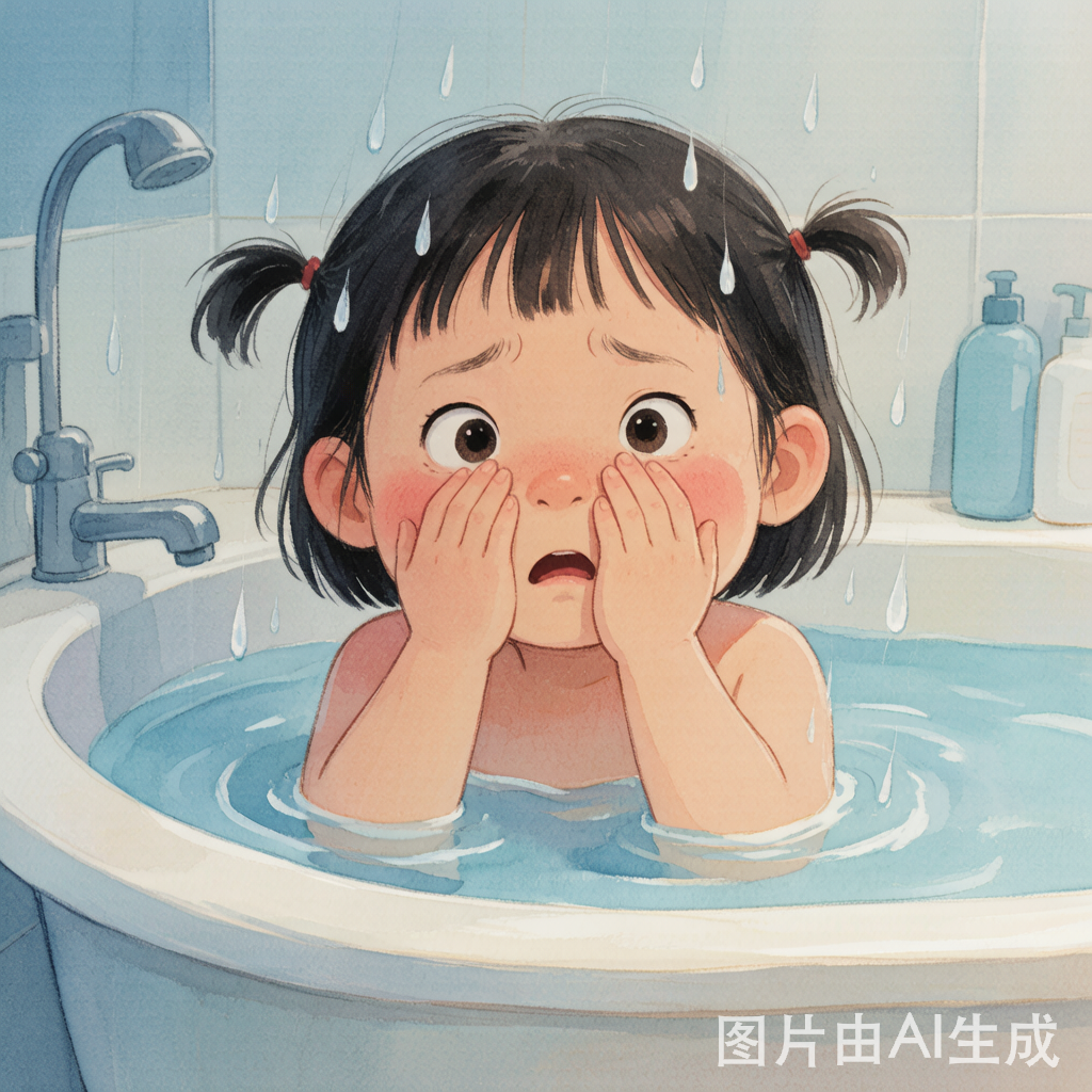 害怕洗头的羽旻